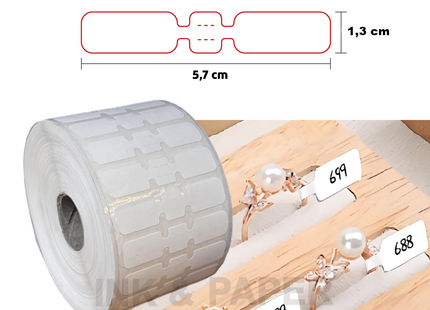 Etiquetas Autoadhesivas para Joyas | 55 x 13 mm (7630163574993)