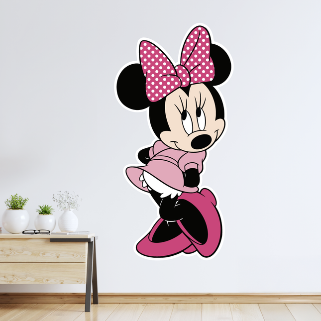 Sticker XL de Minnie Mouse (7602941296849)