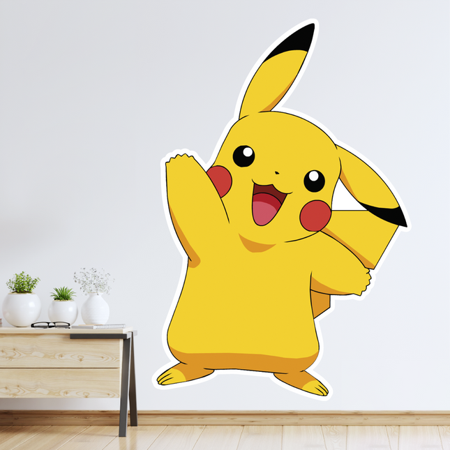 Sticker XL de Pikachu (7602940870865)