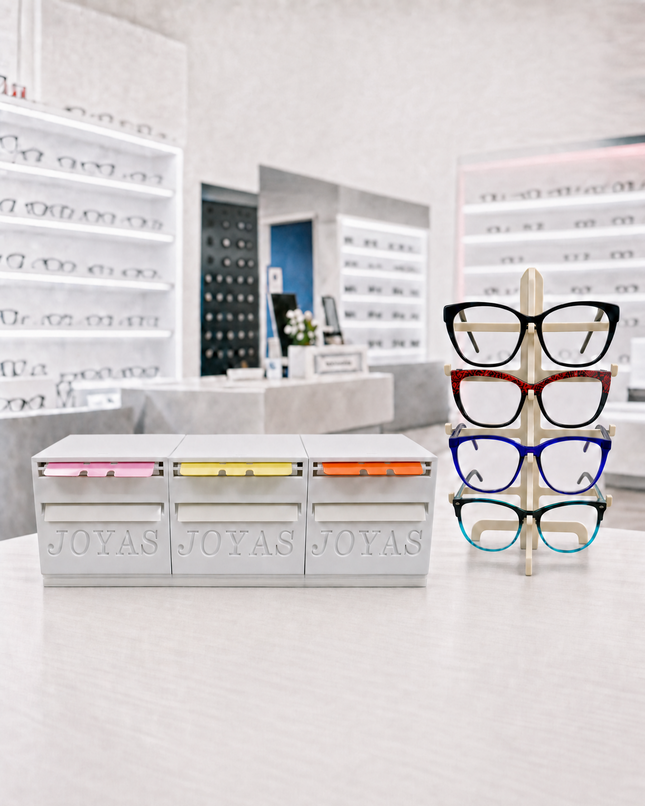 Etiquetas para Joyas y Lentes más dispensadores