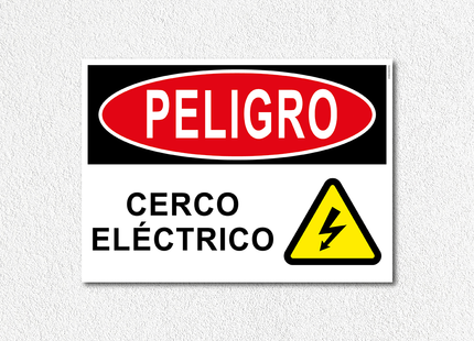 Peligro - Cerco eléctrico (7600858661073)