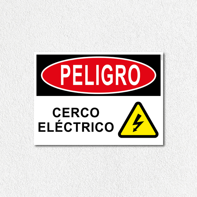 Peligro - Cerco eléctrico (7600858661073)