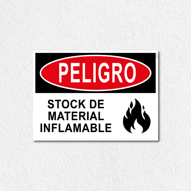 Peligro - Stock de material inflamable (7600857874641)