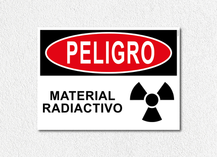 Peligro - Material radiactivo (7600858300625)