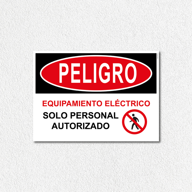 Peligro - Equipamiento eléctrico (7600858497233)