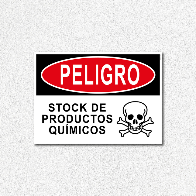 Peligro - Stock de productos químicos (7600857841873)