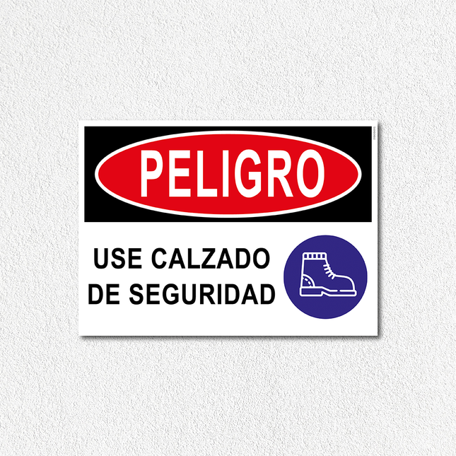 Peligro - Use calzado de seguridad (7600857710801)