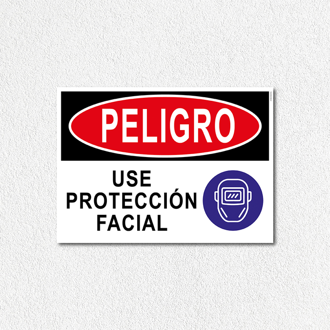 Peligro - Use protección facial (7600857514193)