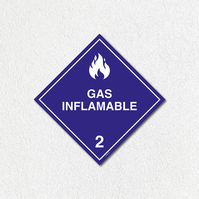 Sustancias peligrosas - Gas inflamable azul (7600857088209)