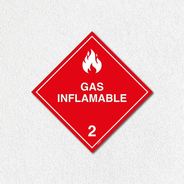 Sustancias peligrosas - Gas inflamable rojo (7600856989905)