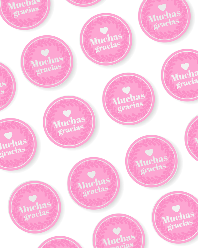 Etiqueta Stickers Gracias Por Tu Compra 1000 Unidades