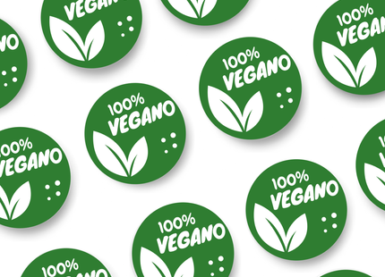 Etiqueta Stickers Circular 100% Vegano 1000 Unidades