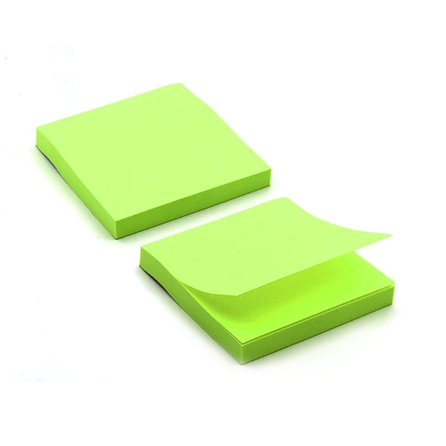 Taco Adhesivo Verde fluor 76 x 76 mm | 100 hojas (7618748154065)