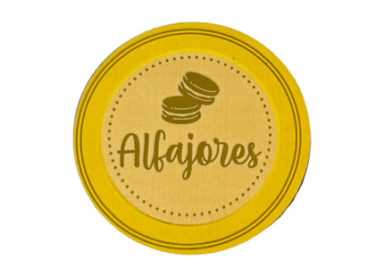 Etiquetas adhesivas para alfajores artesanales (7626771726545)