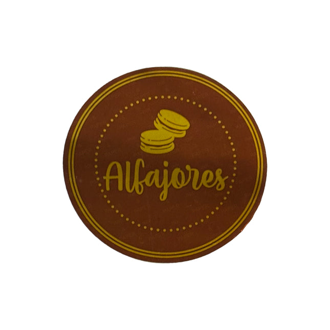 Etiquetas adhesivas para alfajores artesanales (7626771726545)